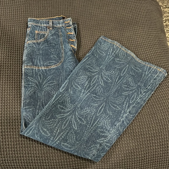 Wide Leg Etro Jeans New Season size 32 - Picture 5 of 5